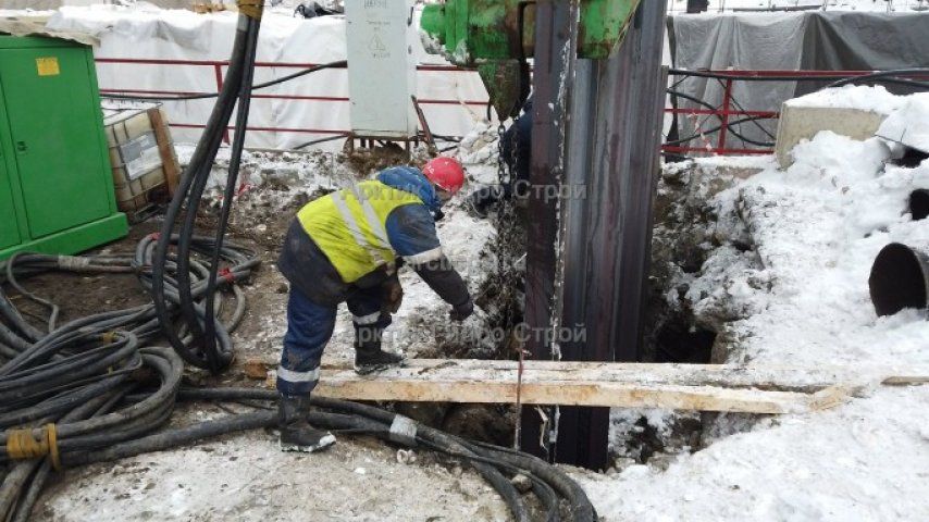 Погружение шпунта GU22n в Лефортово