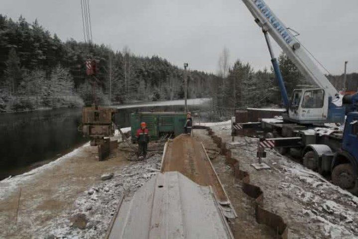Укрепление шпунтовыми сваями мостовых опор в Ногинске