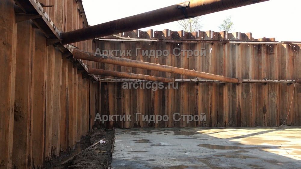 Вибропогружение шпунта Arcelor с извлечением в ЖК Измайловский лес